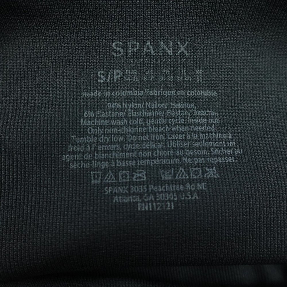 Spanx Leggings Womens Small Gray Camo Look At Me Now Seamless Cropped Gym Ladies - Picture 3 of 9